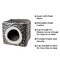 Pet Adobe Indoor Cat Pet Bed Cave with Removable Cushion Pad for Cats/Small Animals, Gray/Black Animal Print 857996PMM - alternate 3